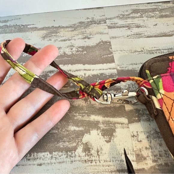 Vera Bradley wristlet wallet Brown Floral‎ - Picture 11 of 13